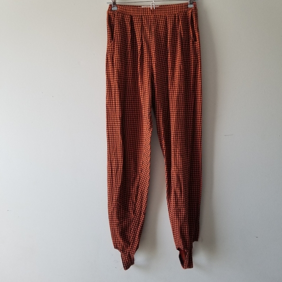 Vintage Tapemeasure New York Retro Foot Straps Pants Small - Picture 1 of 10